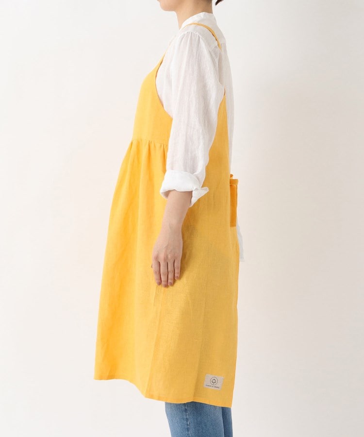 トゥーワントゥーキッチンストア(212 KITCHEN STORE)のリネンワイドギャザーエプロン YE2
