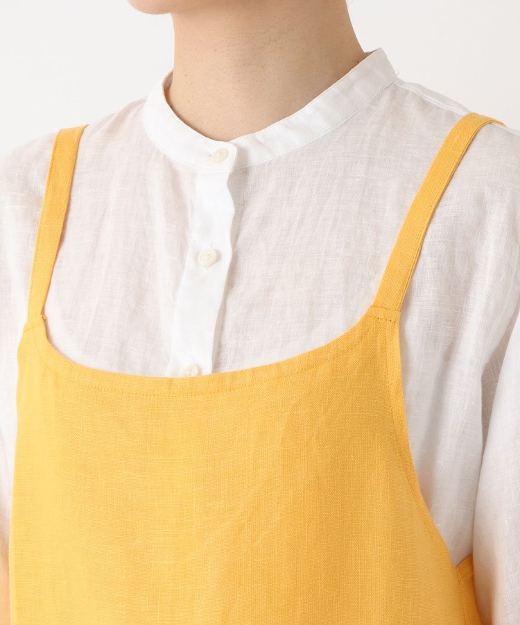 トゥーワントゥーキッチンストア(212 KITCHEN STORE)のリネンワイドギャザーエプロン YE4