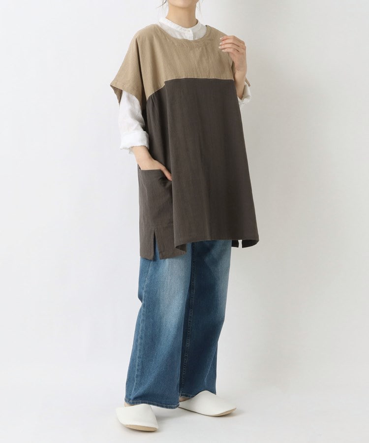 トゥーワントゥーキッチンストア(212 KITCHEN STORE)のクリンクルハーフスリーフカッポウギBE/GY ＜FABORI ファボリ＞12