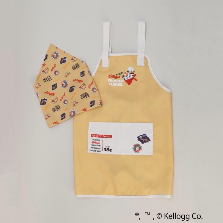 トゥーワントゥーキッチンストア(212 KITCHEN STORE)のキッズエプロン MU ＜Kellogg’s ケロッグ＞ スポットキャラクター