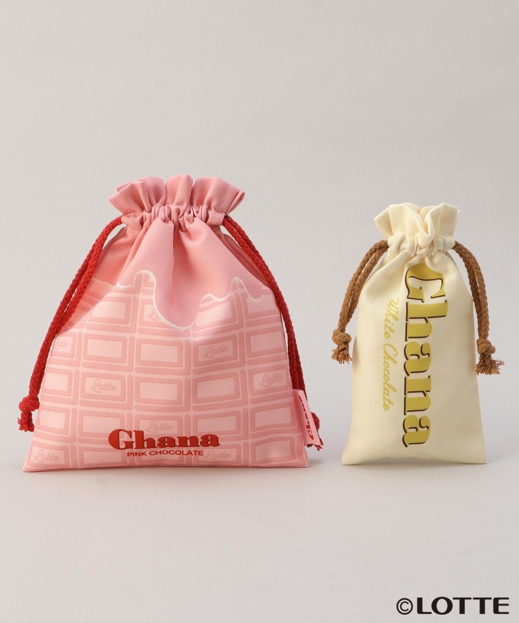 トゥーワントゥーキッチンストア(212 KITCHEN STORE)の巾着2Pセット ガーナホワイト＆ピンクチョコレート その他