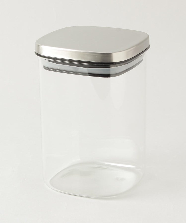 キッチンアシスト 角型ガラスキャニスター1100ml(保存容器 キッチンアシスト 角型ガラスキャニスター1100ml(保存容器