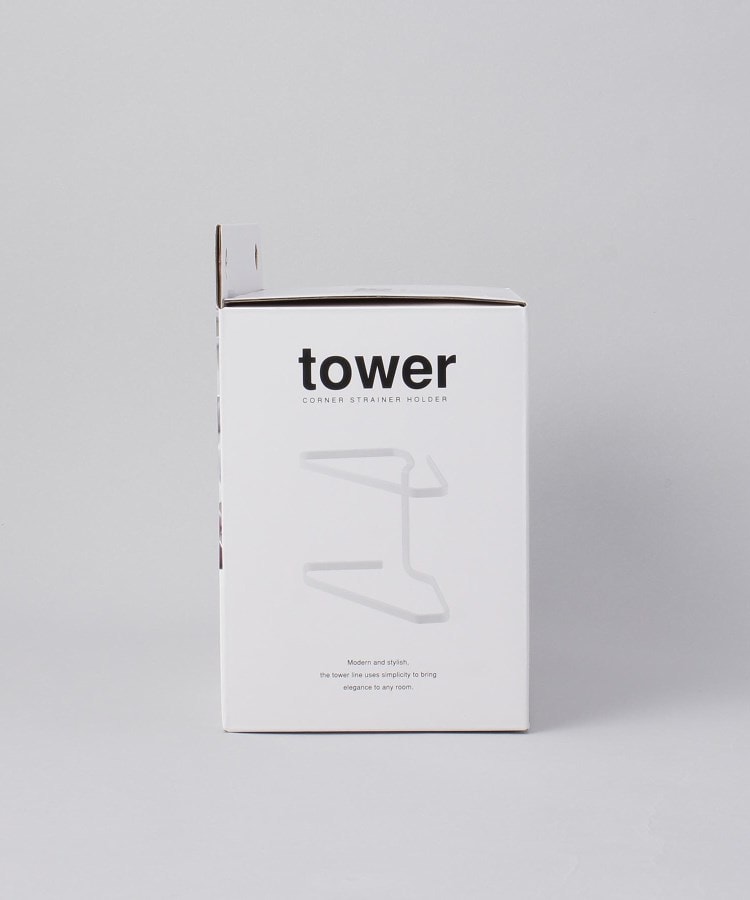 トゥーワントゥーキッチンストア(212 KITCHEN STORE)の水切りネットが付けられる三角コーナー WH 山崎実業 ＜tower タワー＞10