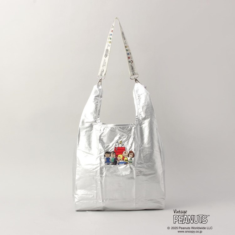 トゥーワントゥーキッチンストア(212 KITCHEN STORE)のPEANUTS ストラップ付ショッパーバッグ SV ショッピングバッグ