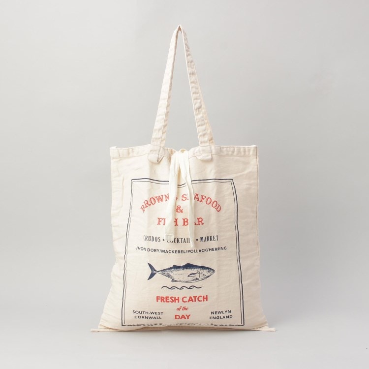 トゥーワントゥーキッチンストア(212 KITCHEN STORE)のコレクターズサック FISH BAR ショッピングバッグ