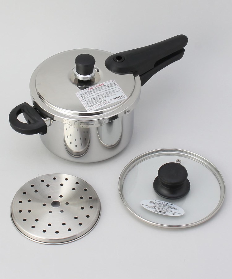 トゥーワントゥーキッチンストア(212 KITCHEN STORE)の普段使いの圧力鍋3.0L (ガラス蓋・目皿付) その他