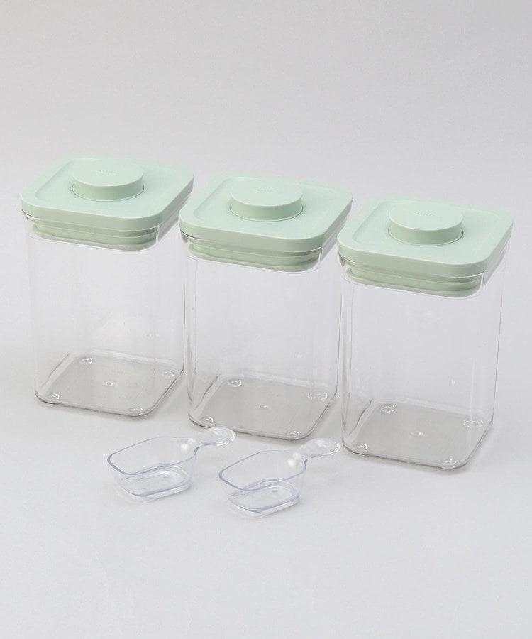 Amazon｜OXO 保存容器 3ピースセット 片手で簡単密閉 ポップ