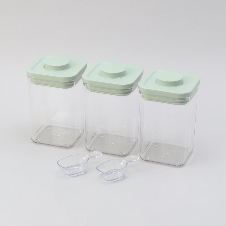 トゥーワントゥーキッチンストア(212 KITCHEN STORE)のポップコンテナ3ピースセット ピスタチオ ＜OXO オクソー＞ 保存容器・ストッカー