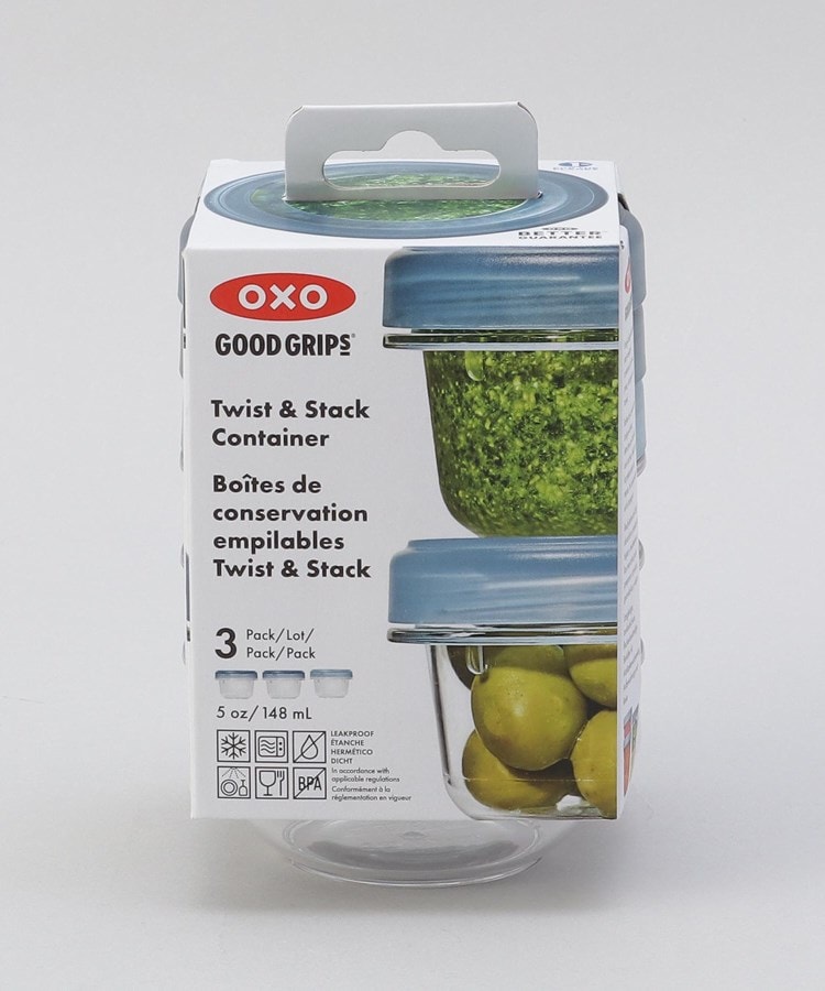 トゥーワントゥーキッチンストア(212 KITCHEN STORE)のツイスト＆スタックコンテナ 148ml 3ピースセット ＜OXO オクソー＞7