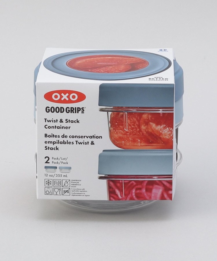 トゥーワントゥーキッチンストア(212 KITCHEN STORE)のツイスト＆スタックコンテナ 355ml 2ピースセット ＜OXO オクソー＞7