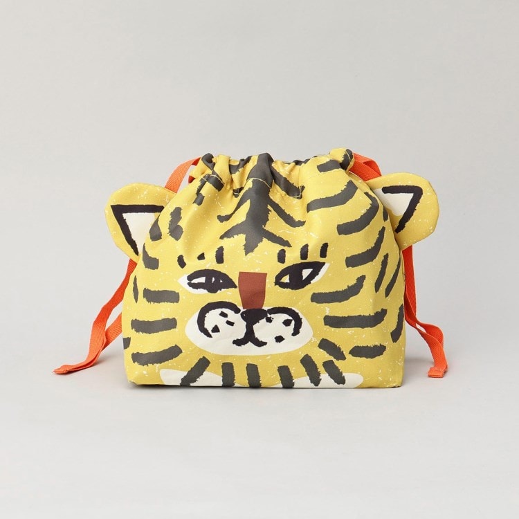 トゥーワントゥーキッチンストア(212 KITCHEN STORE)のモモンガ ランチ巾着 トラ ランチ小物・ファブリック