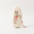 トゥーワントゥーキッチンストア(212 KITCHEN STORE)のコットンリネン刺繍ポーチ ウサギ その他