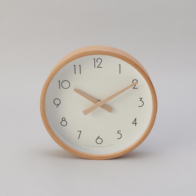 トゥーワントゥーキッチンストア(212 KITCHEN STORE)のキャンパス ウォールクロック S WH インテリアアクセサリー