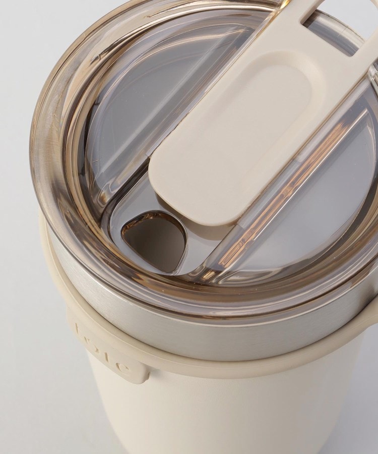 トゥーワントゥーキッチンストア(212 KITCHEN STORE)のストロー付3wayタンブラー520ml アイボリー4