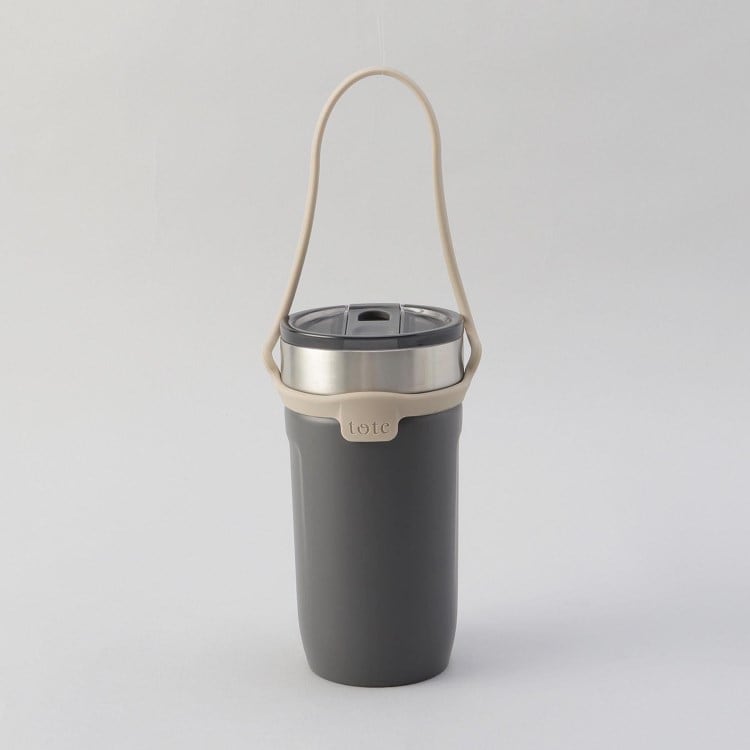 トゥーワントゥーキッチンストア(212 KITCHEN STORE)のストロー付3wayタンブラー520ml チャコール ボトル
