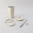 トゥーワントゥーキッチンストア(212 KITCHEN STORE)のストロー付2wayタンブラー570ml アイボリー8