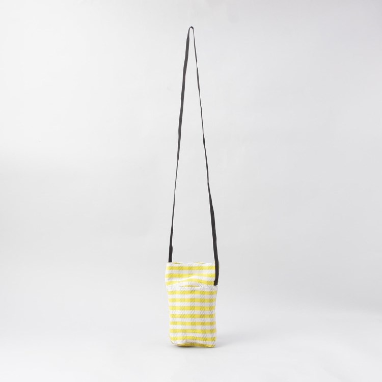 トゥーワントゥーキッチンストア(212 KITCHEN STORE)のサコッシュ チェック柄 YE ＜212Kオリジナル＞ ショッピングバッグ