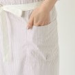 トゥーワントゥーキッチンストア(212 KITCHEN STORE)のペンシルストライプ Vネックエプロン BE6