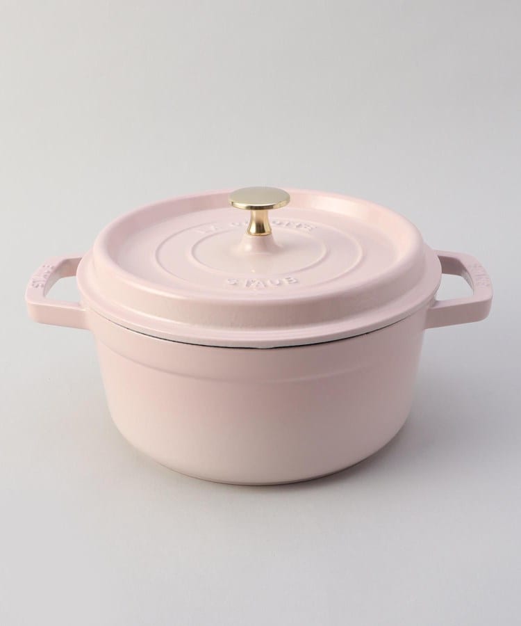 ピコ・ココット ラウンド22cm ソルベローズ <staub ストウブ ピコ・ココット ラウンド22cm ソルベローズ <staub ストウブ