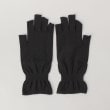 トゥーワントゥーキッチンストア(212 KITCHEN STORE)の内側シルク混5本指アームカバーショート丈 鉄黒 ＜絹屋＞2