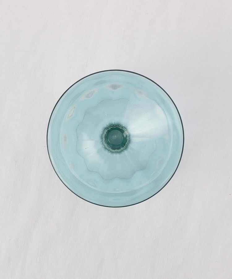 トゥーワントゥーキッチンストア(212 KITCHEN STORE)のシンプルスカロップ ゴブレット 500ml ブルーグリーン ＜ABODE アボード＞3