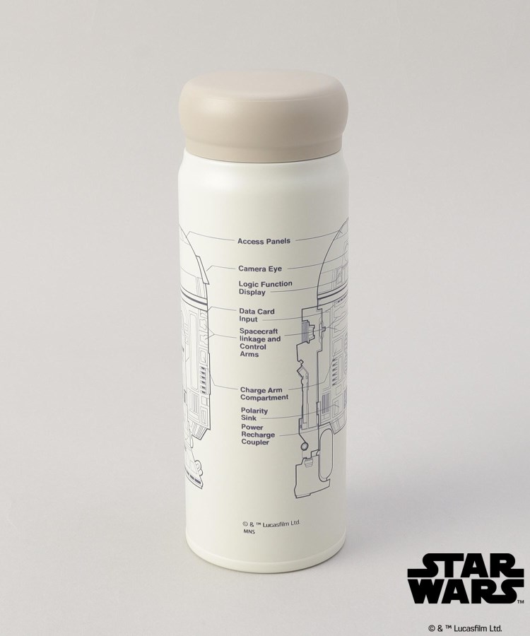ステンレスマグボトル480ml R2-D2設計図 <STAR WARS スター ステンレスマグボトル480ml R2-D2設計図 <STAR WARS スター