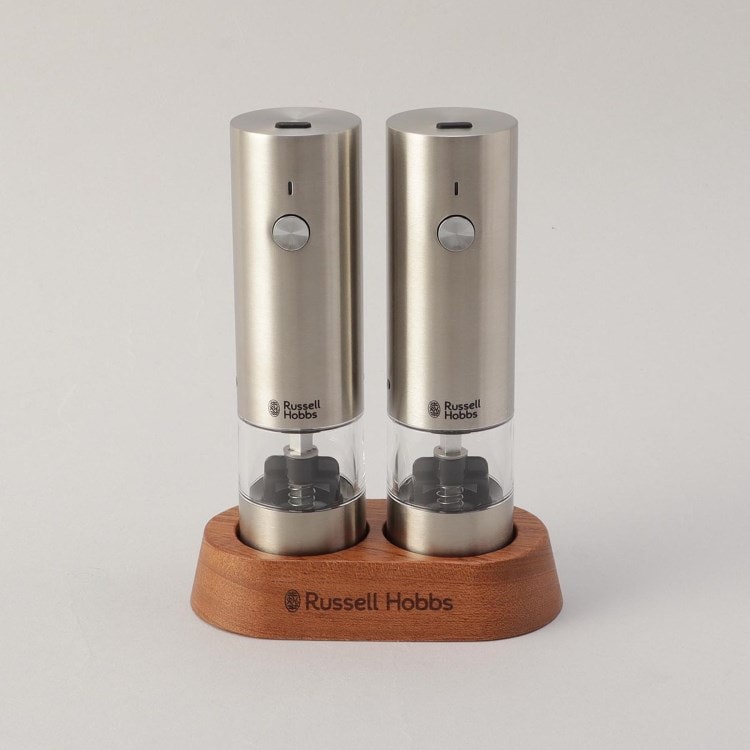 トゥーワントゥーキッチンストア(212 KITCHEN STORE)の充電式ミル ソルト＆ペッパーミニ SV 2本セット ＜Russell Hobbs ラッセルホブス＞ 保存容器・ストッカー