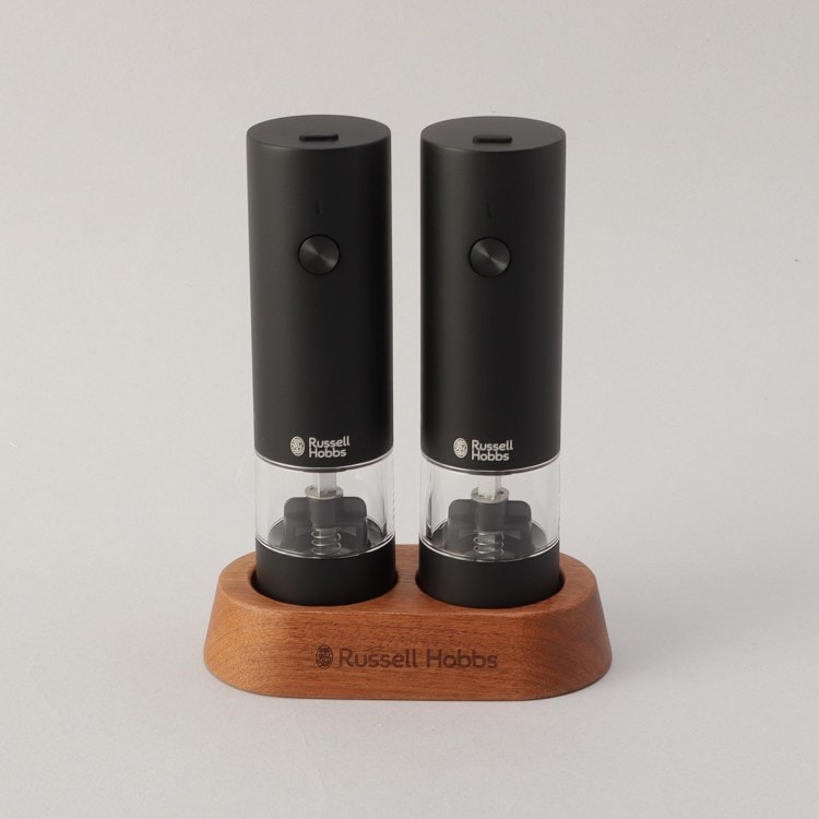 トゥーワントゥーキッチンストア(212 KITCHEN STORE)の充電式ミル ソルト＆ペッパーミニ BK 2本セット ＜Russell Hobbs ラッセルホブス＞ 保存容器・ストッカー