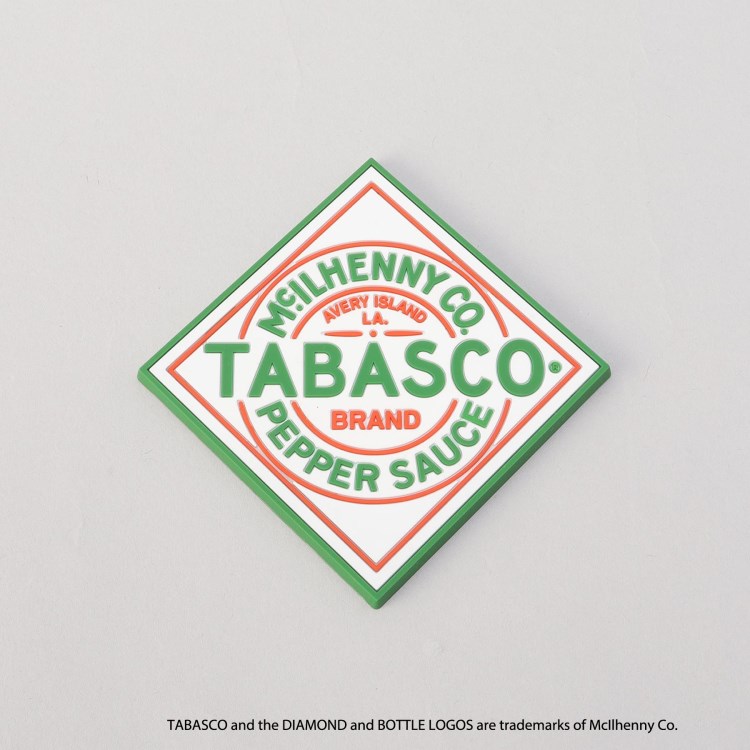 トゥーワントゥーキッチンストア(212 KITCHEN STORE)のラバーコースター ダイヤモンドロゴ ＜TABASCO(R) タバスコ＞ ランチョン・コースター・クロス
