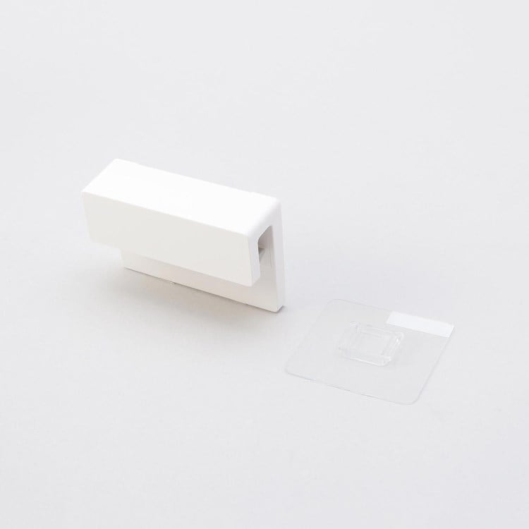 トゥーワントゥーキッチンストア(212 KITCHEN STORE)のフィルムフック差し込み式歯ブラシ＆チューブホルダー Ｗ9 WH 山崎実業 ＜tower タワー＞ キッチン収納・ラック