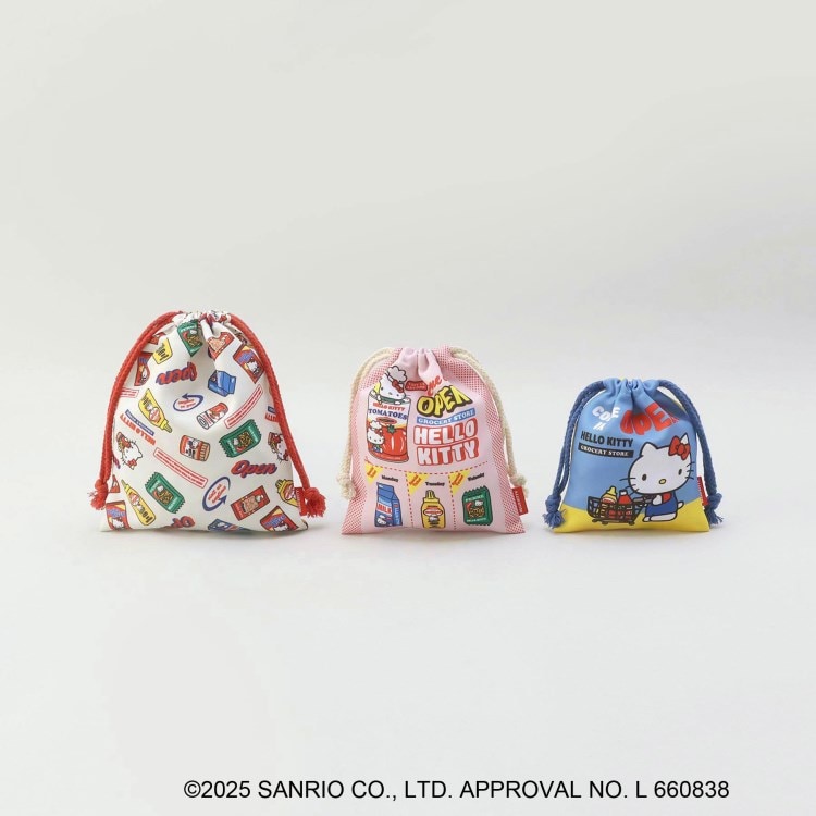 トゥーワントゥーキッチンストア(212 KITCHEN STORE)の巾着３Ｐセット STORE ＜HELLO KITTY ハローキティ＞