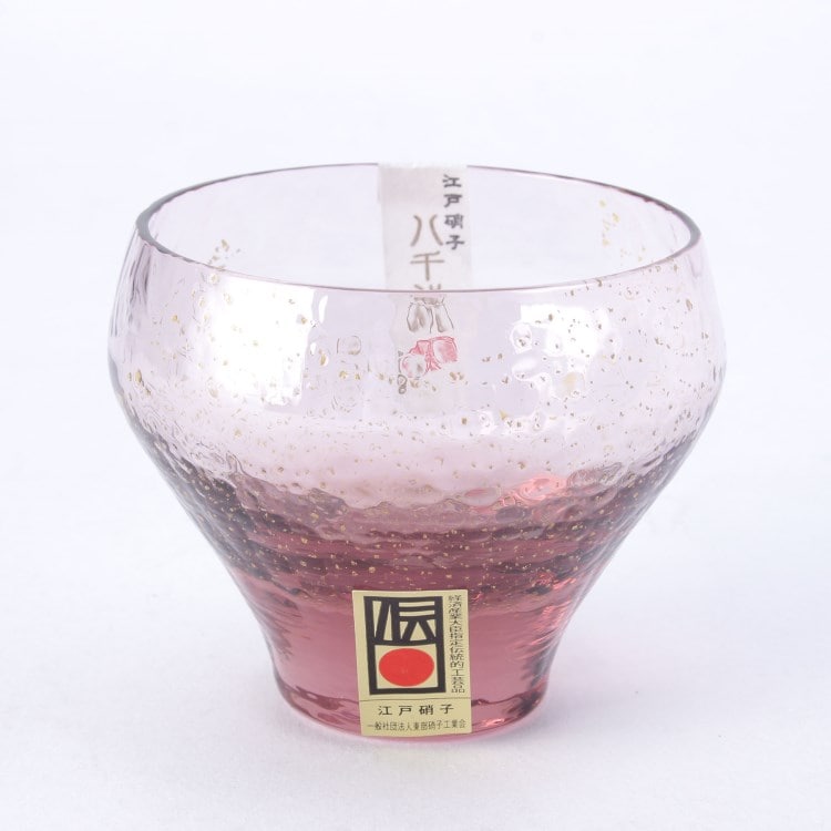 トゥーワントゥーキッチンストア(212 KITCHEN STORE)の江戸硝子 八千代窯 杯 梅紫 115ml グラス・マグ・タンブラー