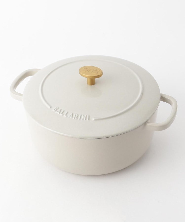 ◇ベラモンテ ラウンド 22cm クリームホワイト <BALLARINI ◇ベラモンテ ラウンド 22cm クリームホワイト <BALLARINI