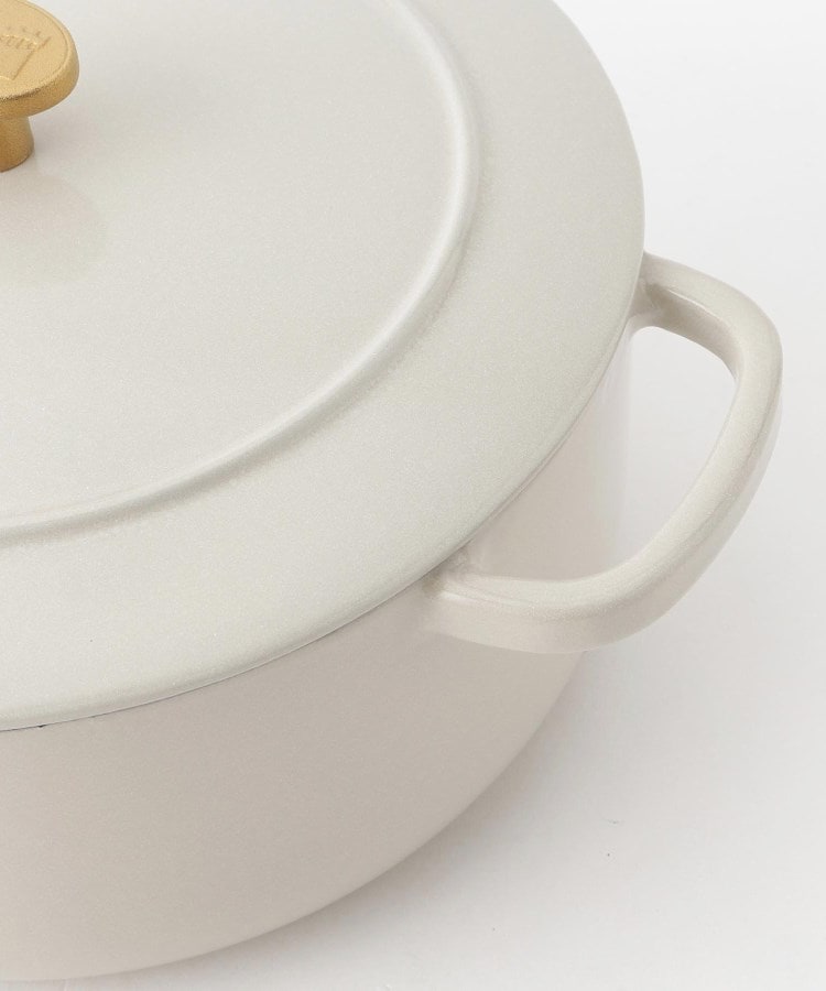 ◇ベラモンテ ラウンド 22cm クリームホワイト ＜BALLARINI