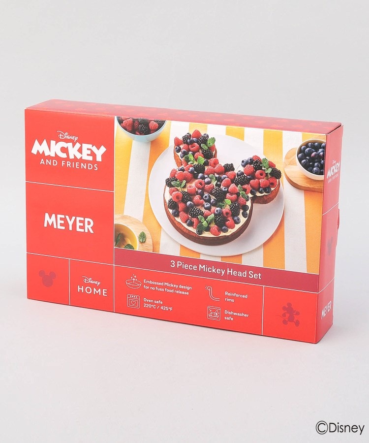◇ミッキー ケーキ型3ピースセット <MEYER マイヤー>(調理 ◇ミッキー ケーキ型3ピースセット <MEYER マイヤー>(調理