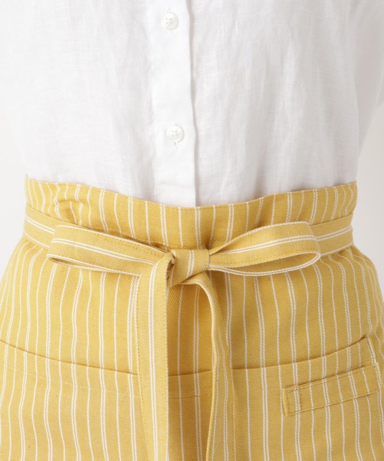 トゥーワントゥーキッチンストア(212 KITCHEN STORE)の◆Simple Stripe カフェエプロン YE  ＜212Kオリジナル＞4