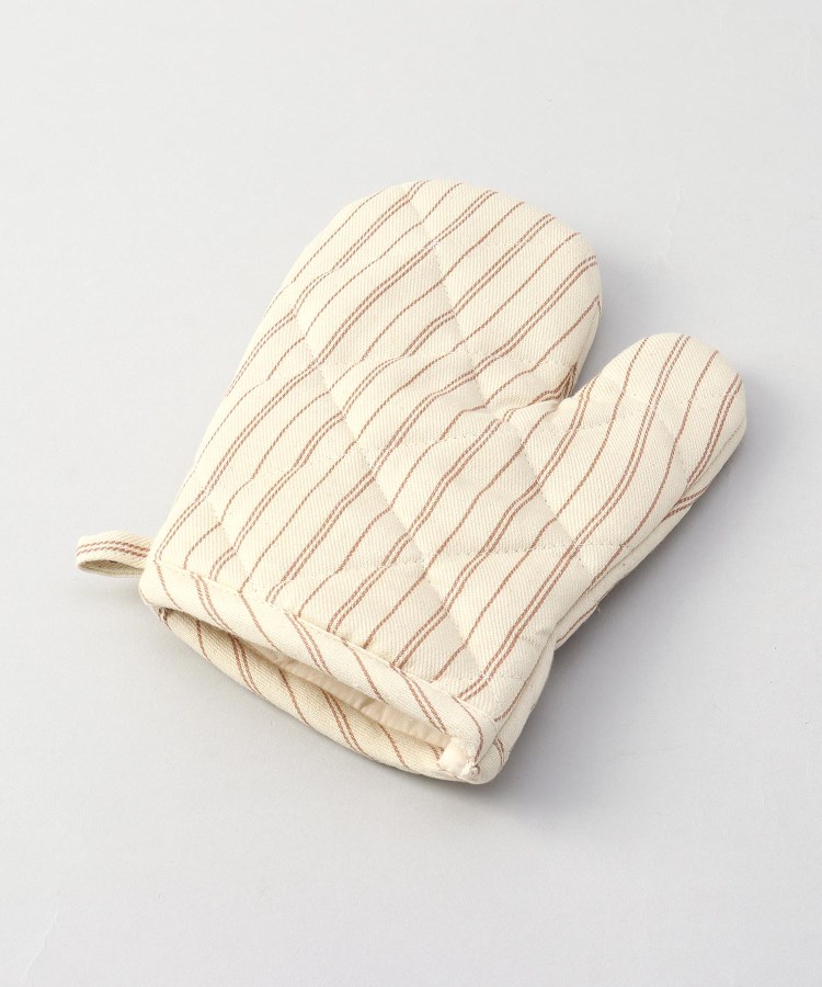トゥーワントゥーキッチンストア(212 KITCHEN STORE)の◆Simple Stripe ミトン BE  ＜212Kオリジナル＞2