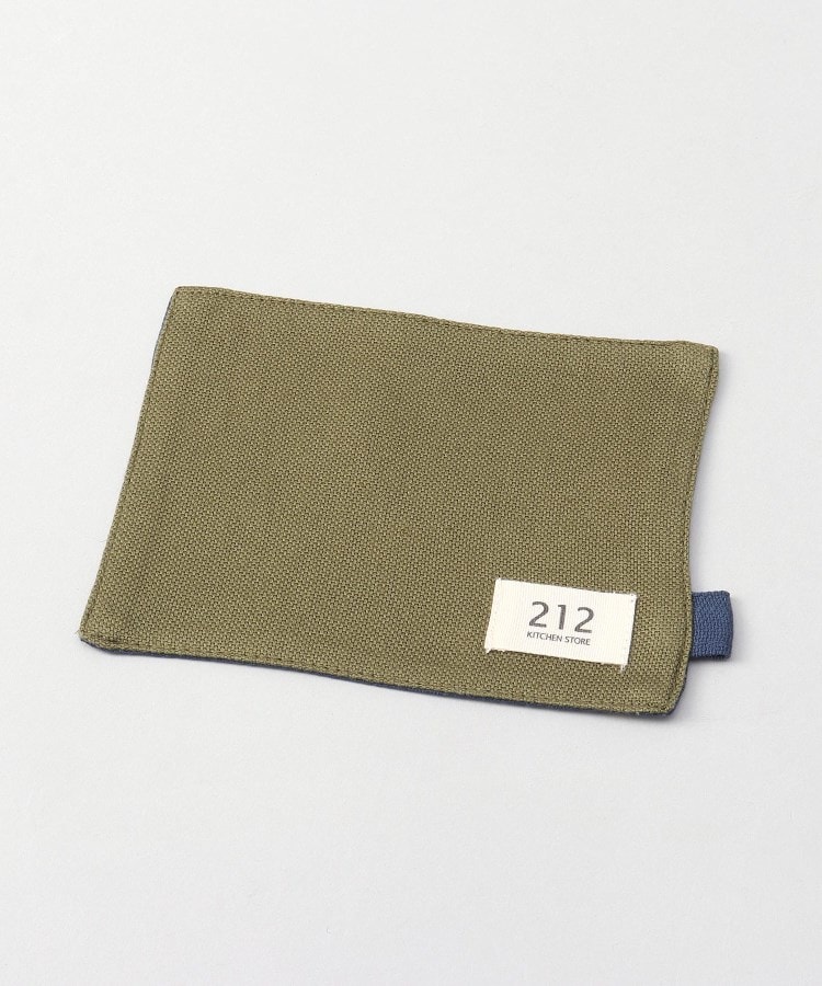 トゥーワントゥーキッチンストア(212 KITCHEN STORE)の◆TWOTONE CANVAS コースター OLV  ＜212Kオリジナル＞1