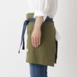 トゥーワントゥーキッチンストア(212 KITCHEN STORE)の◆TWOTONE CANVAS カフェエプロン OLV  ＜212Kオリジナル＞2