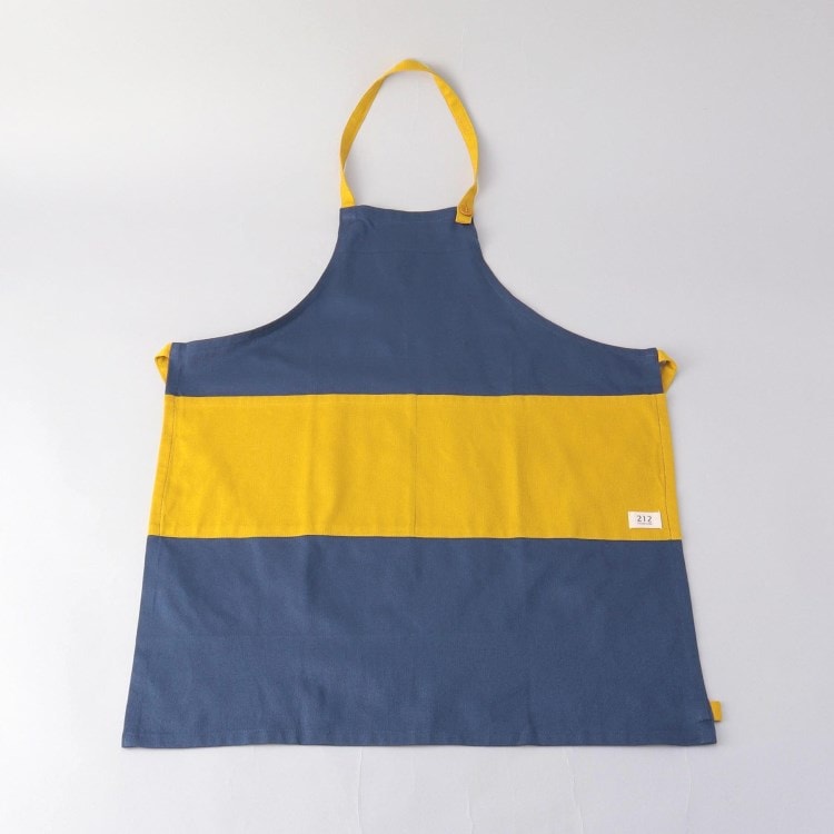 トゥーワントゥーキッチンストア(212 KITCHEN STORE)のTWOTONE CANVAS キッズエプロン NBL  ＜212Kオリジナル＞ キッズ・ベビーグッズ