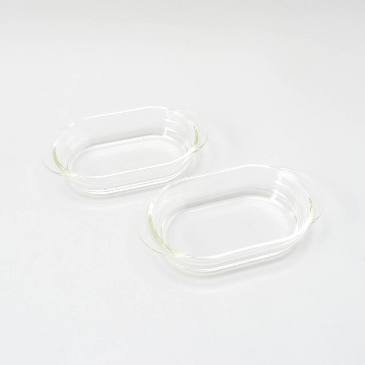 耐熱ガラス製グラタン皿 2個セット ＜HARIO ハリオ＞（食器