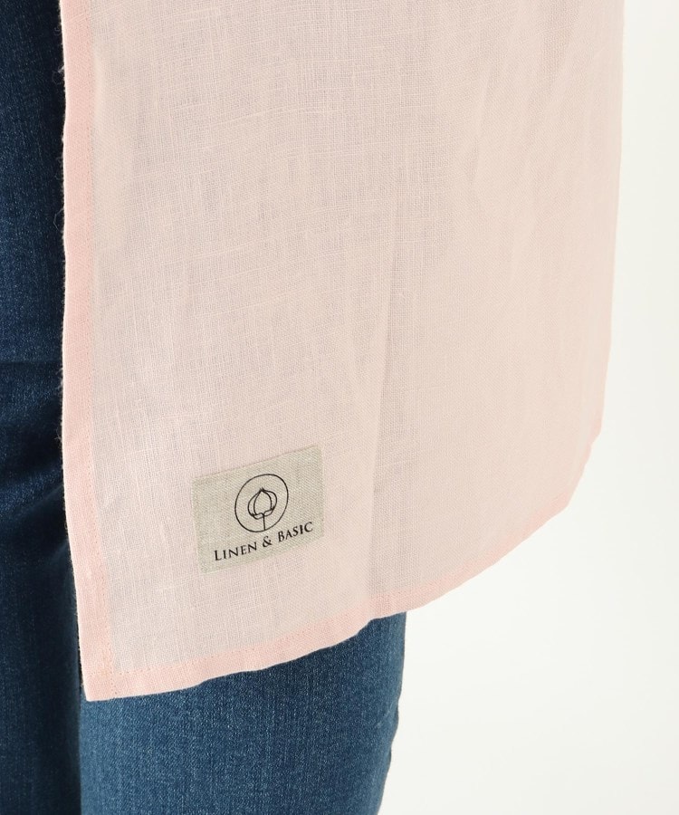 トゥーワントゥーキッチンストア(212 KITCHEN STORE)のリネンギャザーワンピースエプロン チェリーピンク ＜LINEN&BASIC リネンアンドベーシック＞8