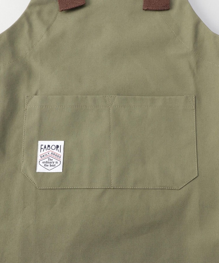 トゥーワントゥーキッチンストア(212 KITCHEN STORE)のカバーオールキッズエプロン KHAKI ＜FABORI ファボリ＞4
