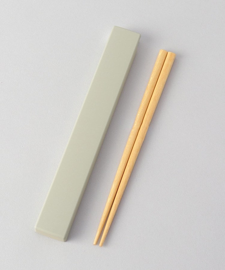 トゥーワントゥーキッチンストア(212 KITCHEN STORE)のやさしい彩 箸箱＆抗菌箸 抹茶色1
