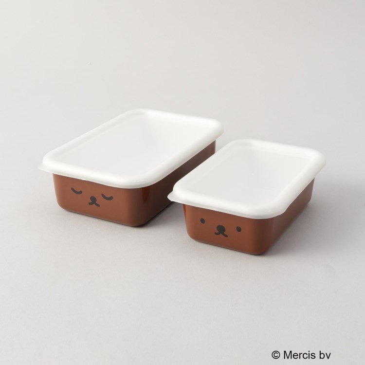 トゥーワントゥーキッチンストア(212 KITCHEN STORE)のボリスフェイス 浅型角容器2点セット ＜miffy ミッフィー＞ ミッフィー