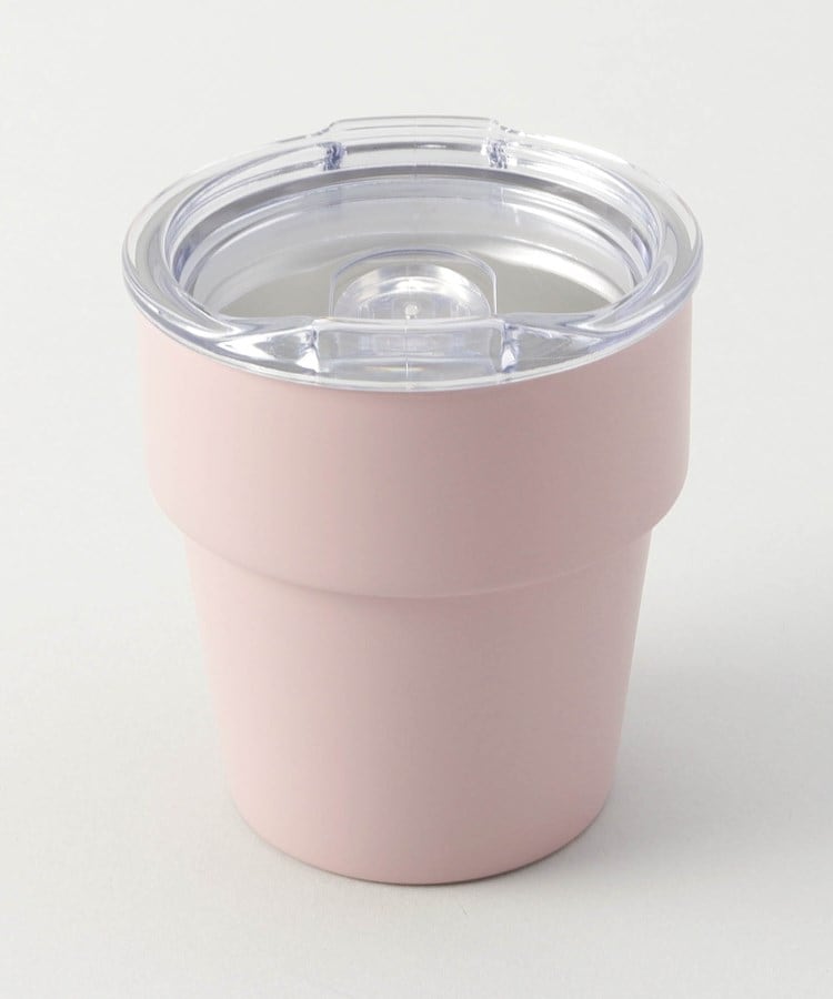 トゥーワントゥーキッチンストア(212 KITCHEN STORE)のグッドフィーリング スタックタンブラー ピンク フタ付1