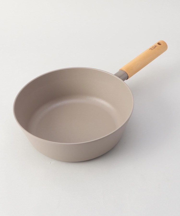 チタン&ダイヤモンドWコーティング フライパン24cm GY <TI チタン&ダイヤモンドWコーティング フライパン24cm GY <TI