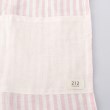 トゥーワントゥーキッチンストア(212 KITCHEN STORE)のリネンストライプ キッズエプロン WH×PK ＜212Kオリジナル ＞5