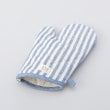 トゥーワントゥーキッチンストア(212 KITCHEN STORE)のリネンストライプ ミトン WH×BL ＜212Kオリジナル ＞1
