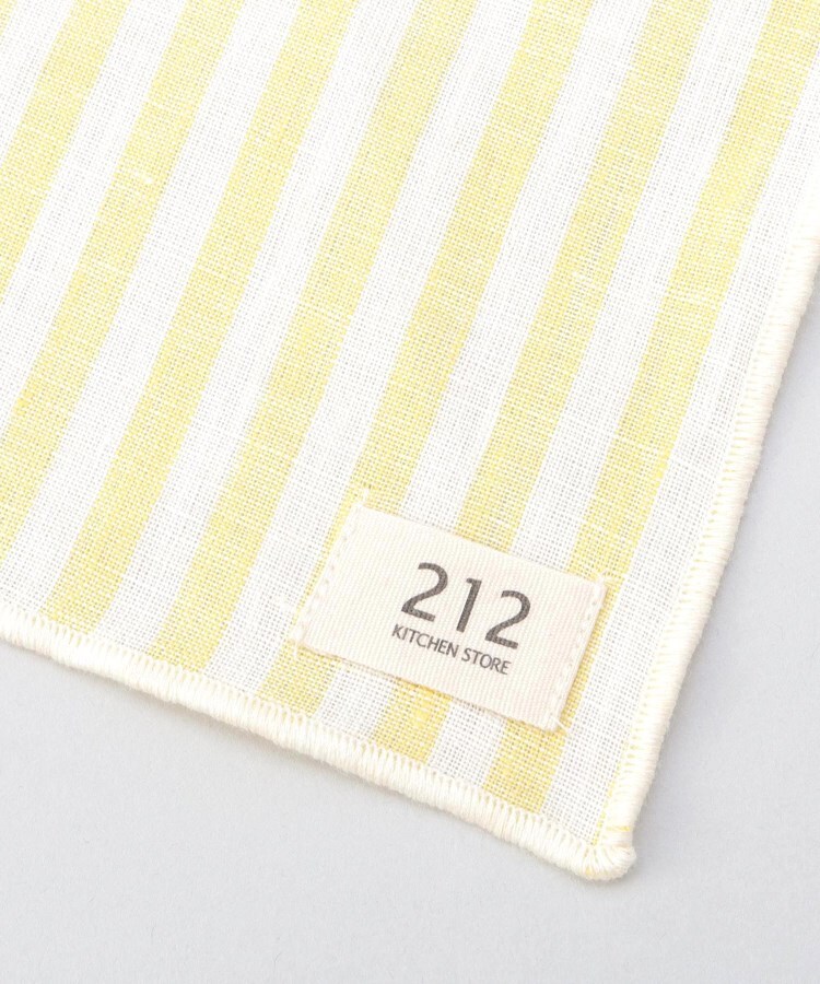 トゥーワントゥーキッチンストア(212 KITCHEN STORE)の◆リネンストライプ キッチンクロスS WH×YE ＜212Kオリジナル ＞3